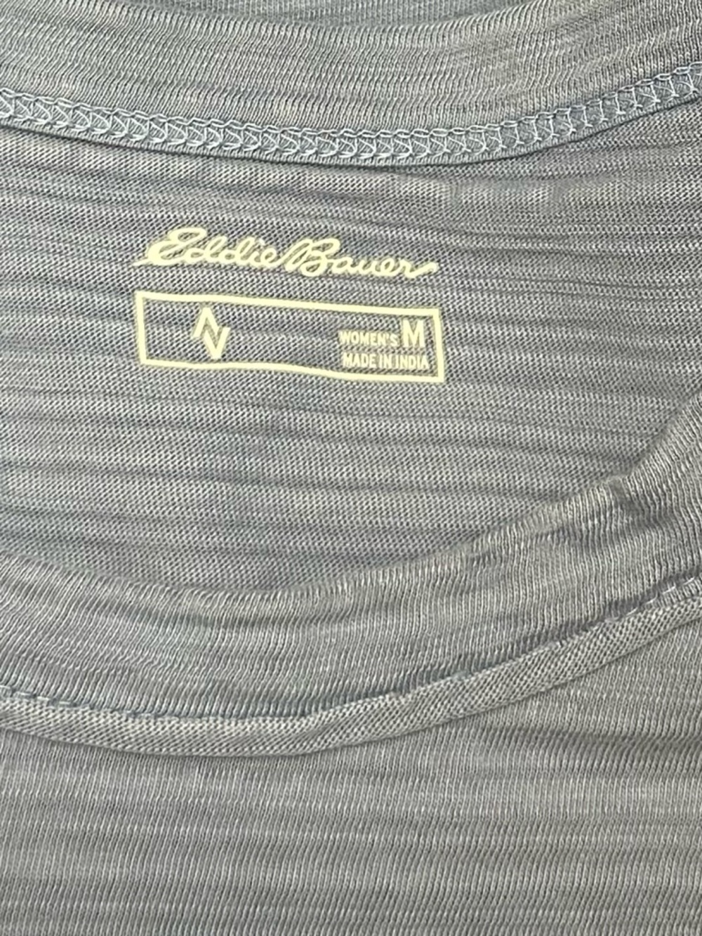 Eddie Bauer Blue Ribbed Sleeveless Tank Top - Picture 7 of 7